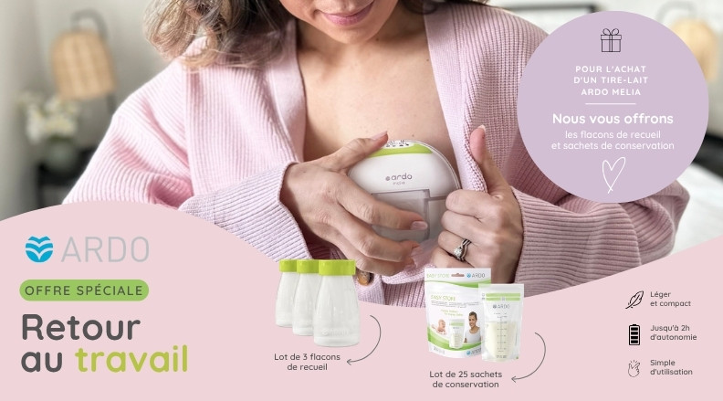 Tire-lait électrique Melia + accessoires de conservations offerts